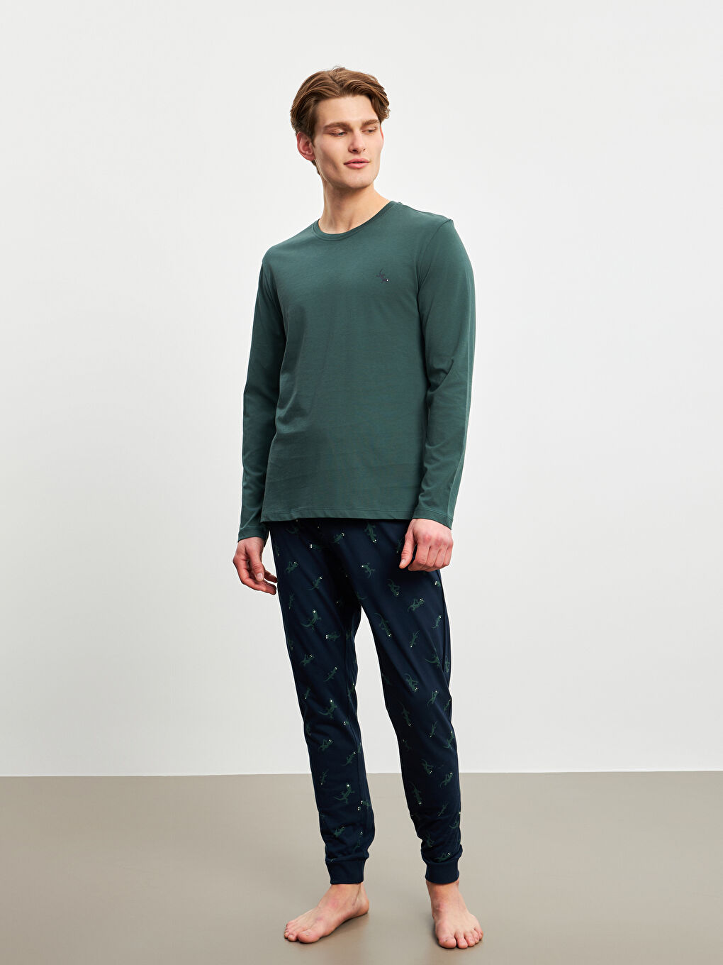Regular Fit Men's Pyjama Set-1