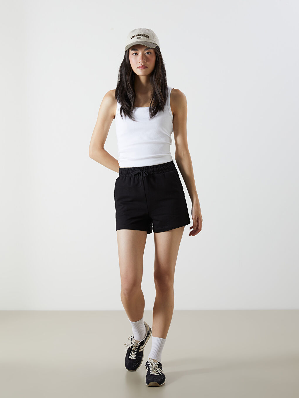 XSIDE Elasticated Waist Women's Shorts -S5LT93Z8-CVL