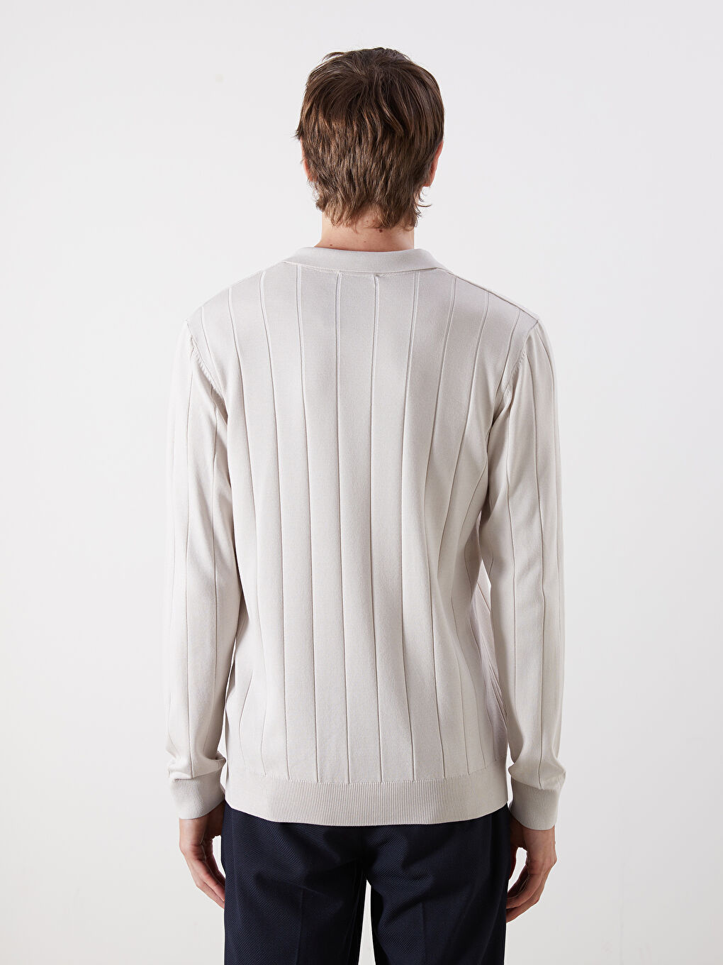 Polo Neck Men's Knitwear Sweater -S5LT97Z8-YVP
