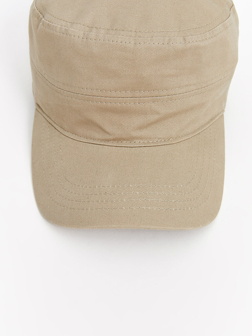 Bej Basic Erkek Kep Şapka-2