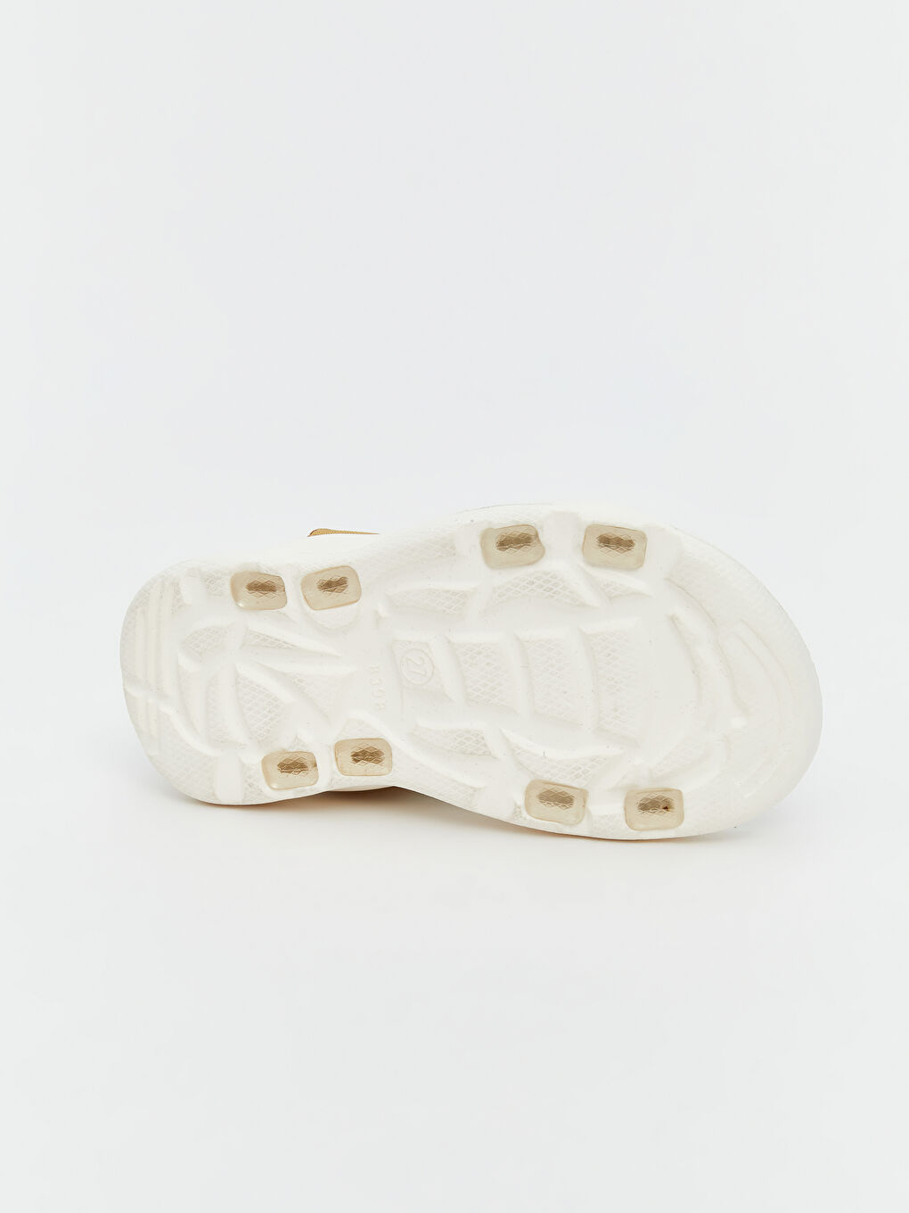 Bej Cırt Cırtlı Erkek Bebek Sandalet-3