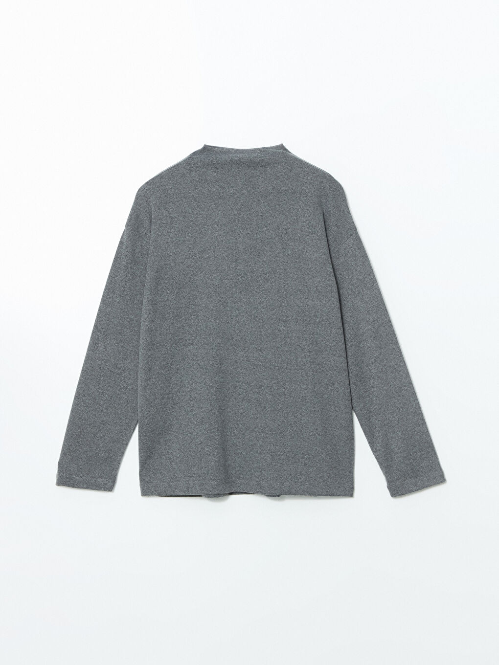 Antrasit Dik Yaka Kadın Tunik-5