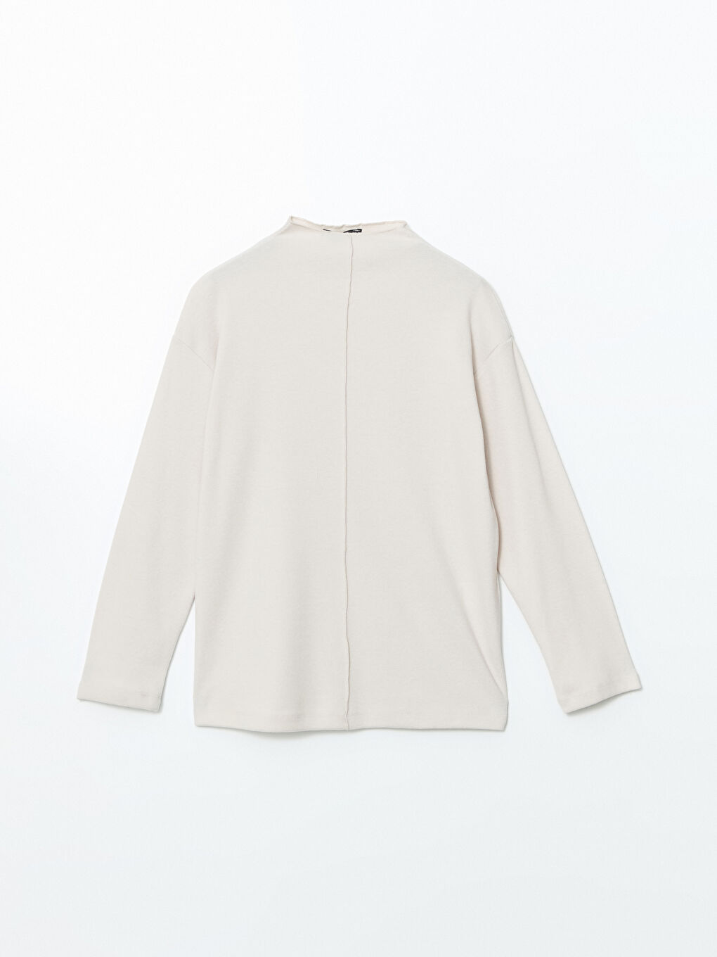 Kahverengi Dik Yaka Kadın Tunik-4