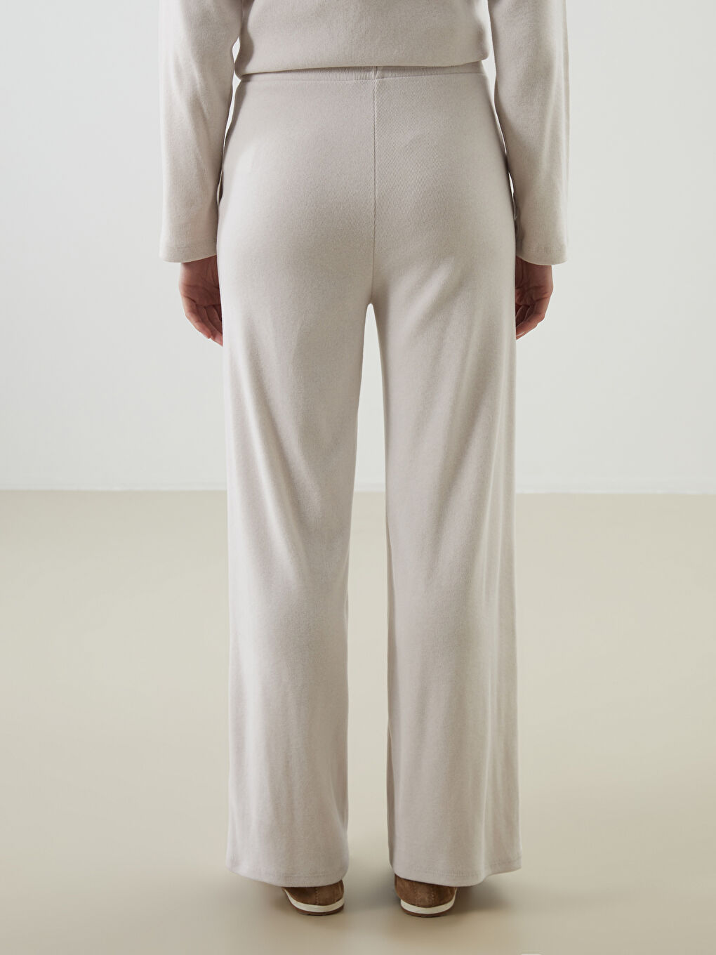 Women's Wide Leg Elastic Waist Tracksuit Bottom -S5LU56Z8-DDA