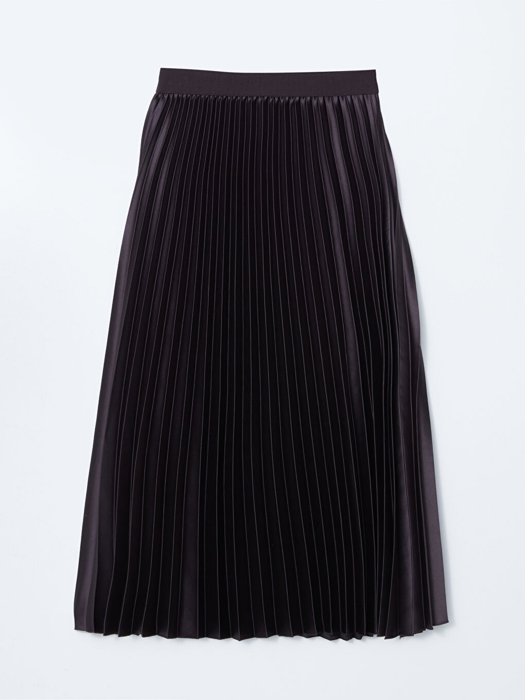 Elastic Waist Satin Women's Pleated Skirt -S5LU60Z8-HCJ