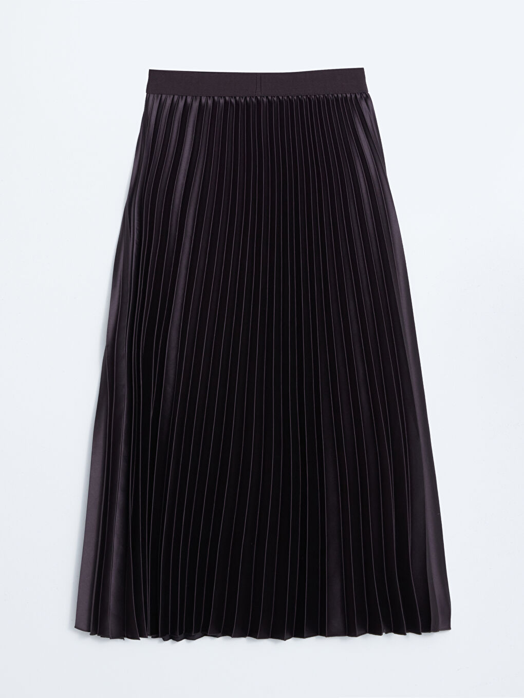 Elastic Waist Satin Women's Pleated Skirt -S5LU60Z8-HCJ