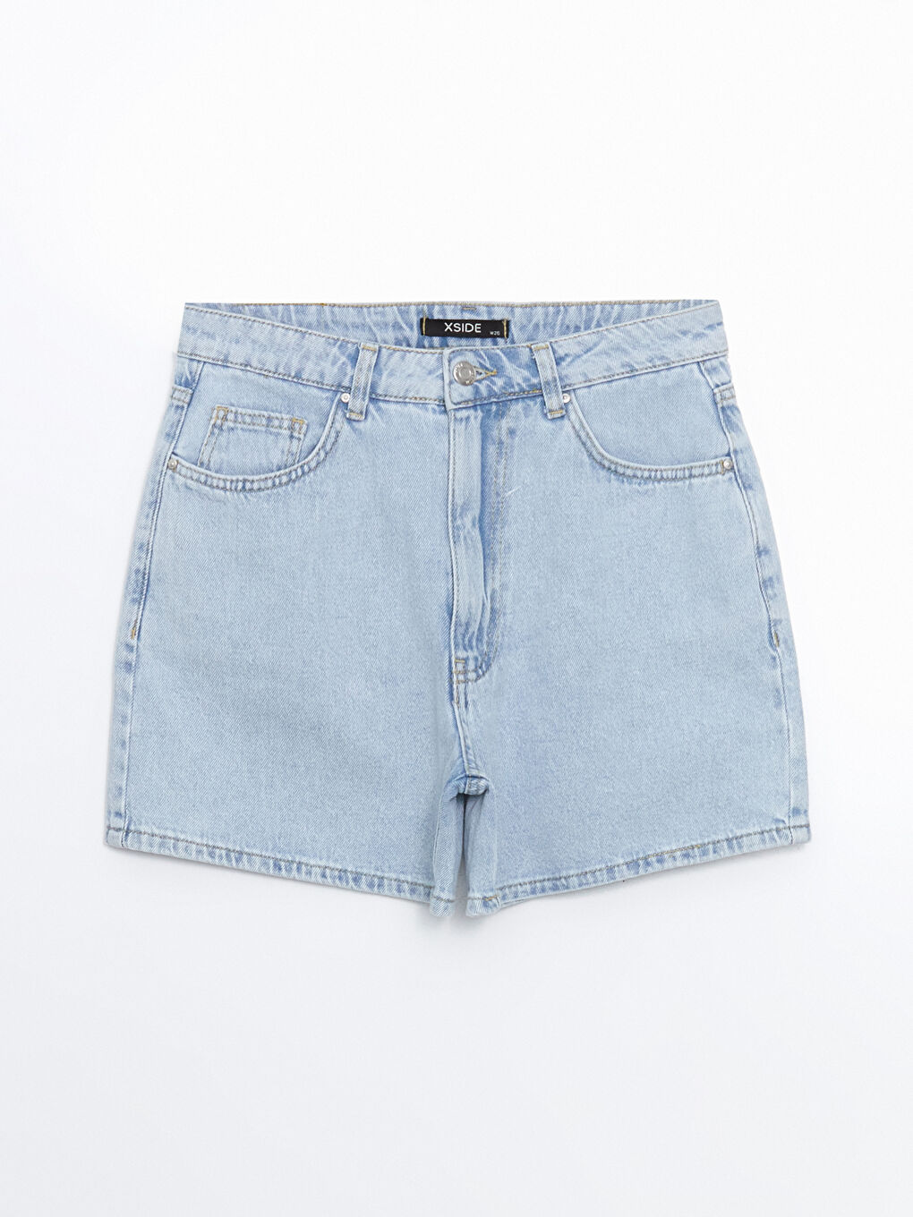 High Waisted Mom Fit Women's Denim Shorts -S5LU76Z8-VYD