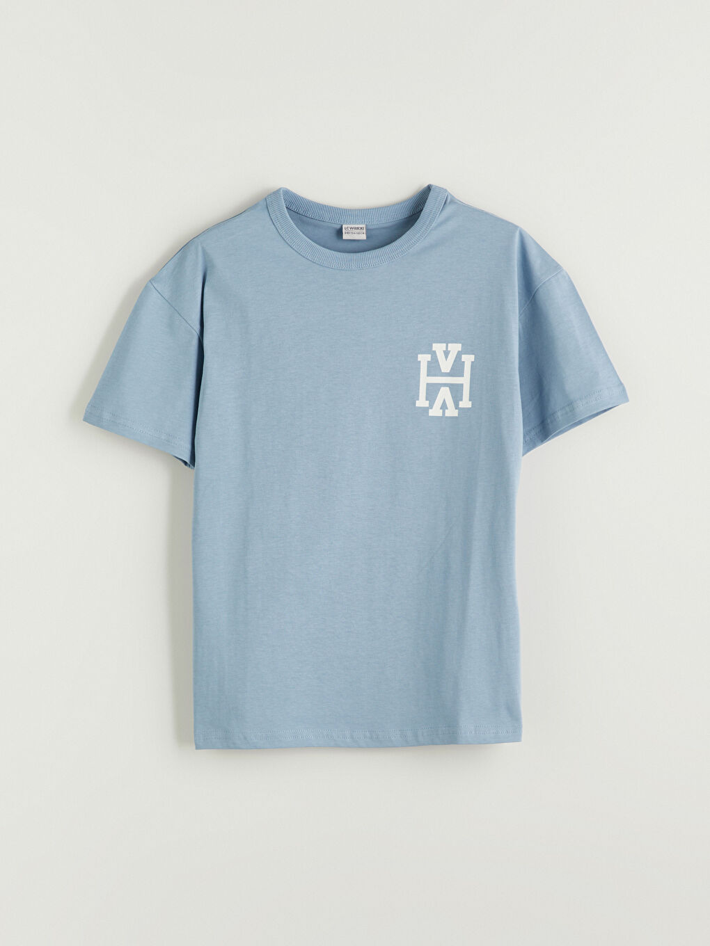 Mavi Bisiklet Yaka Erkek Çocuk Tişört-3