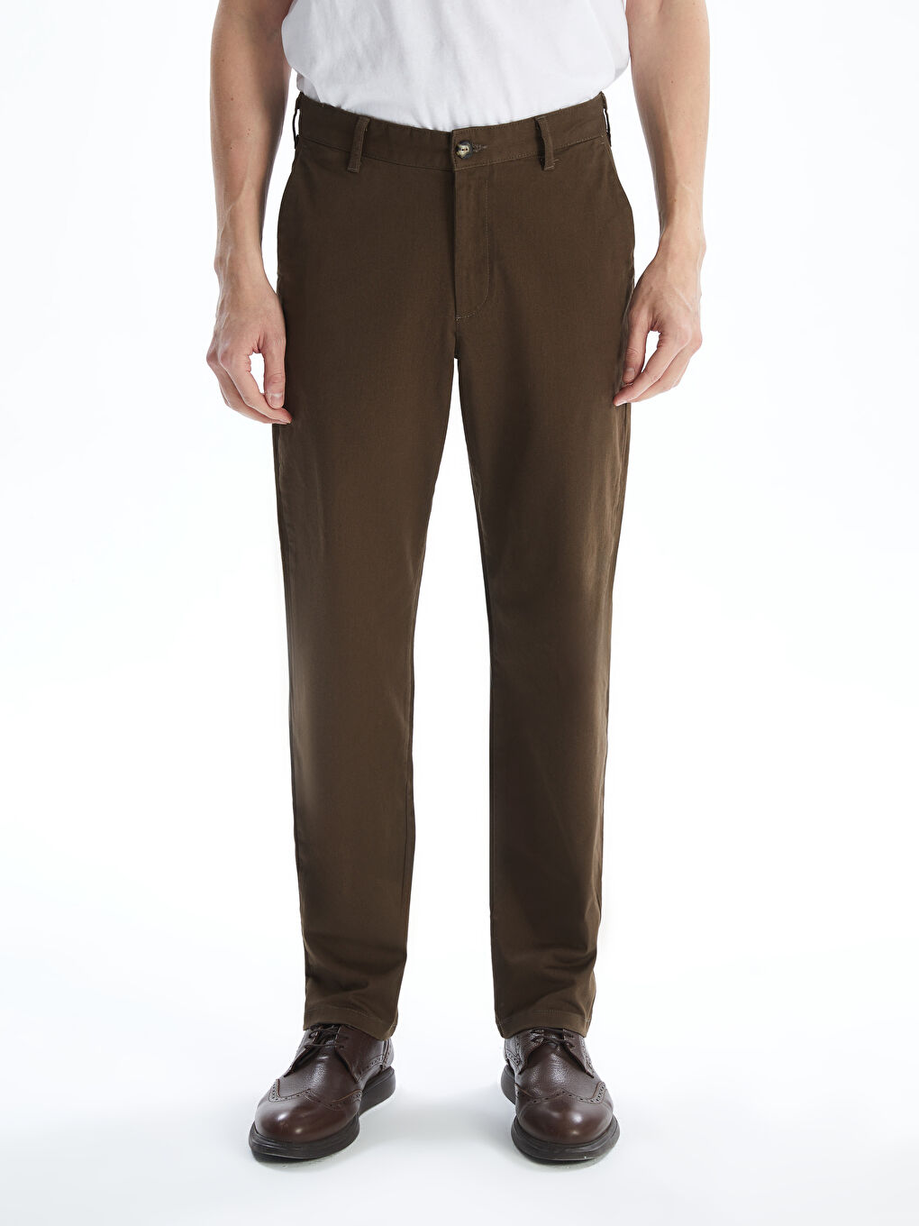 Standard Pattern Gabardine Men's Chino Trousers -S5LU89Z8-ZBF