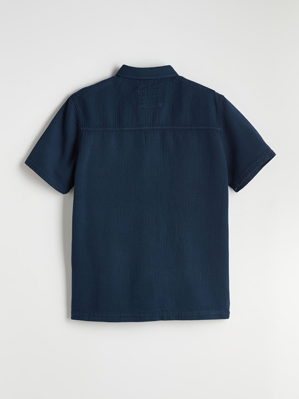 Comfortable Fit Short Sleeve Men's Jean Shirt -S5LU93Z8-309