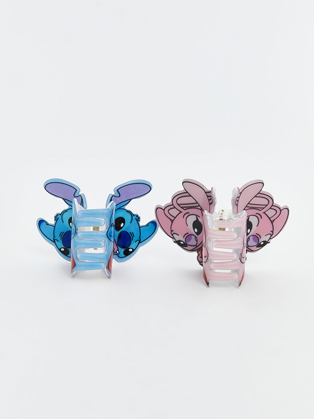 LCW ACCESSORIES Karişik Lilo ve Stitch Baskılı Kız Çocuk Mandal Toka 2'li - 4