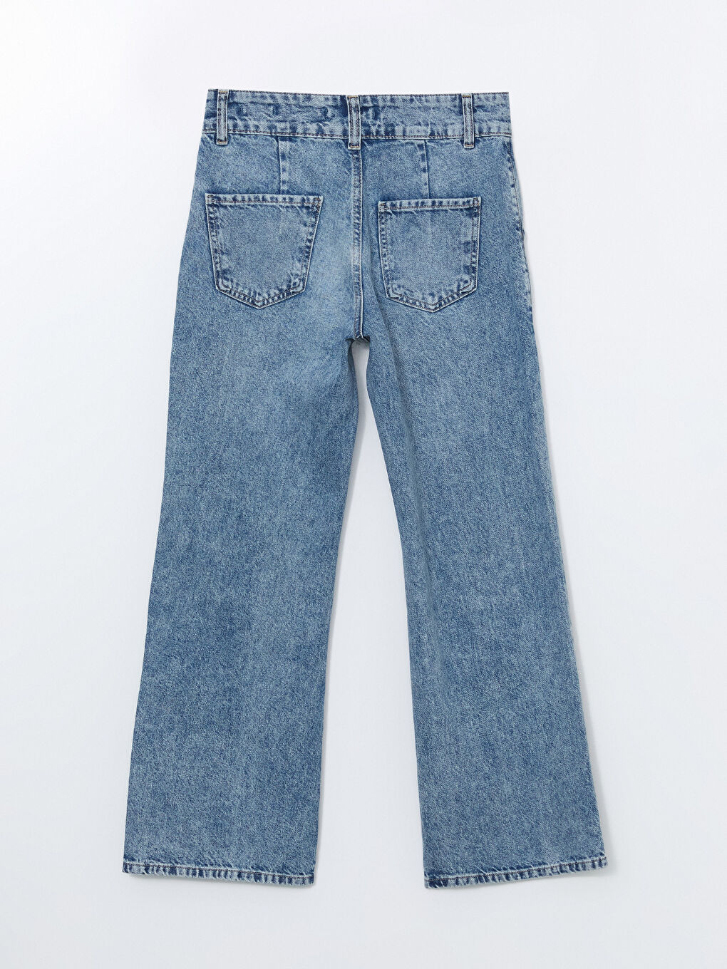 LCW Jeans Indigo Wideleg Kadın Jean Pantolon - 5