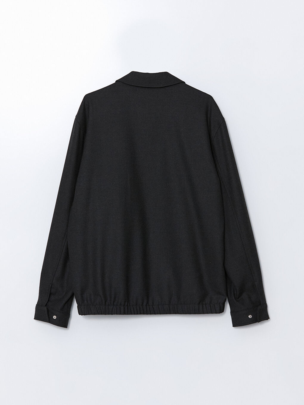 Antrasit Standart Kalıp Gömlek Yaka Erkek Mont-7