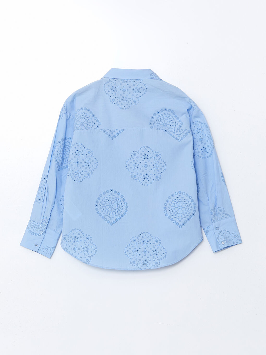 Openwork Oversize Women's Shirt-5