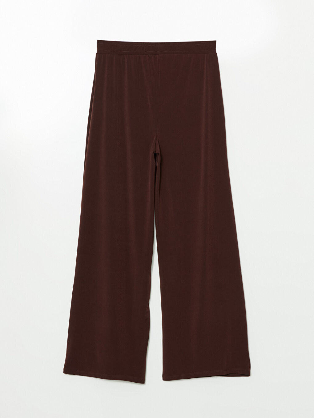 Wide Leg Women Trousers With Elastic Waist -S5LY25Z8-D2N