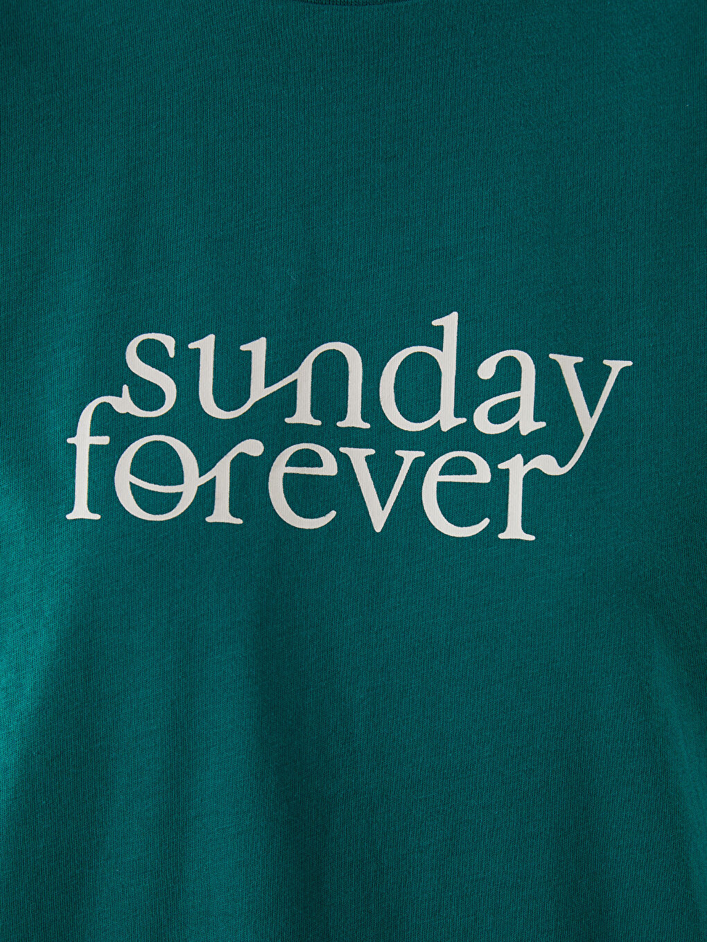 Yeşil Bisiklet Yaka Baskılı Kadın Tunik-2