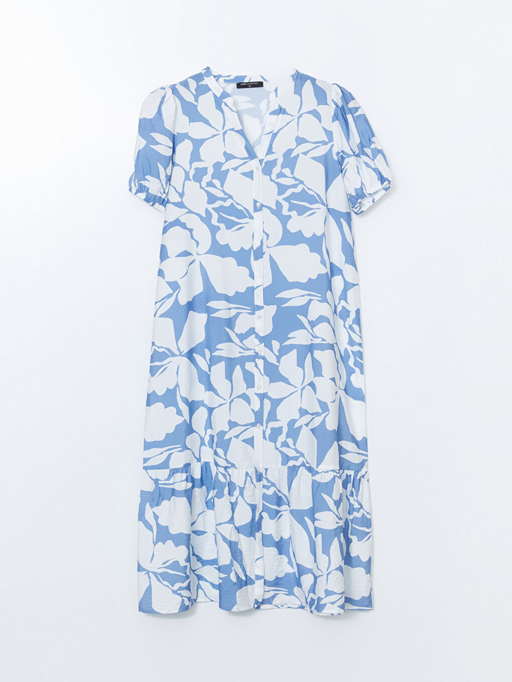 Crazy Collar Patterned Women's Shirt Dress -S5LY37Z8-LRA