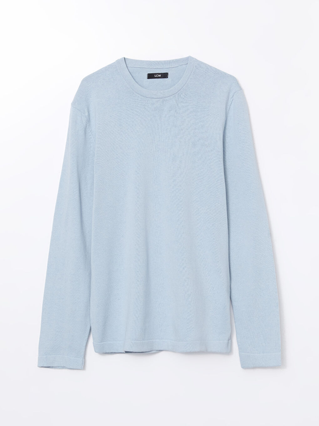Crew Neck Long Sleeve Men's Tricot Sweater -S5LY50Z8-QXK