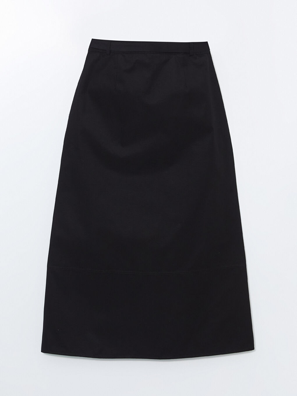 LCW Modest Siyah Beli Kemerli Dar Fit Kadın Etek - 5