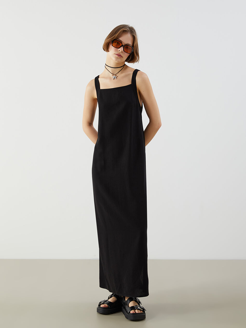 Woman BLACK Dress -S5LY83Z8-CVL
