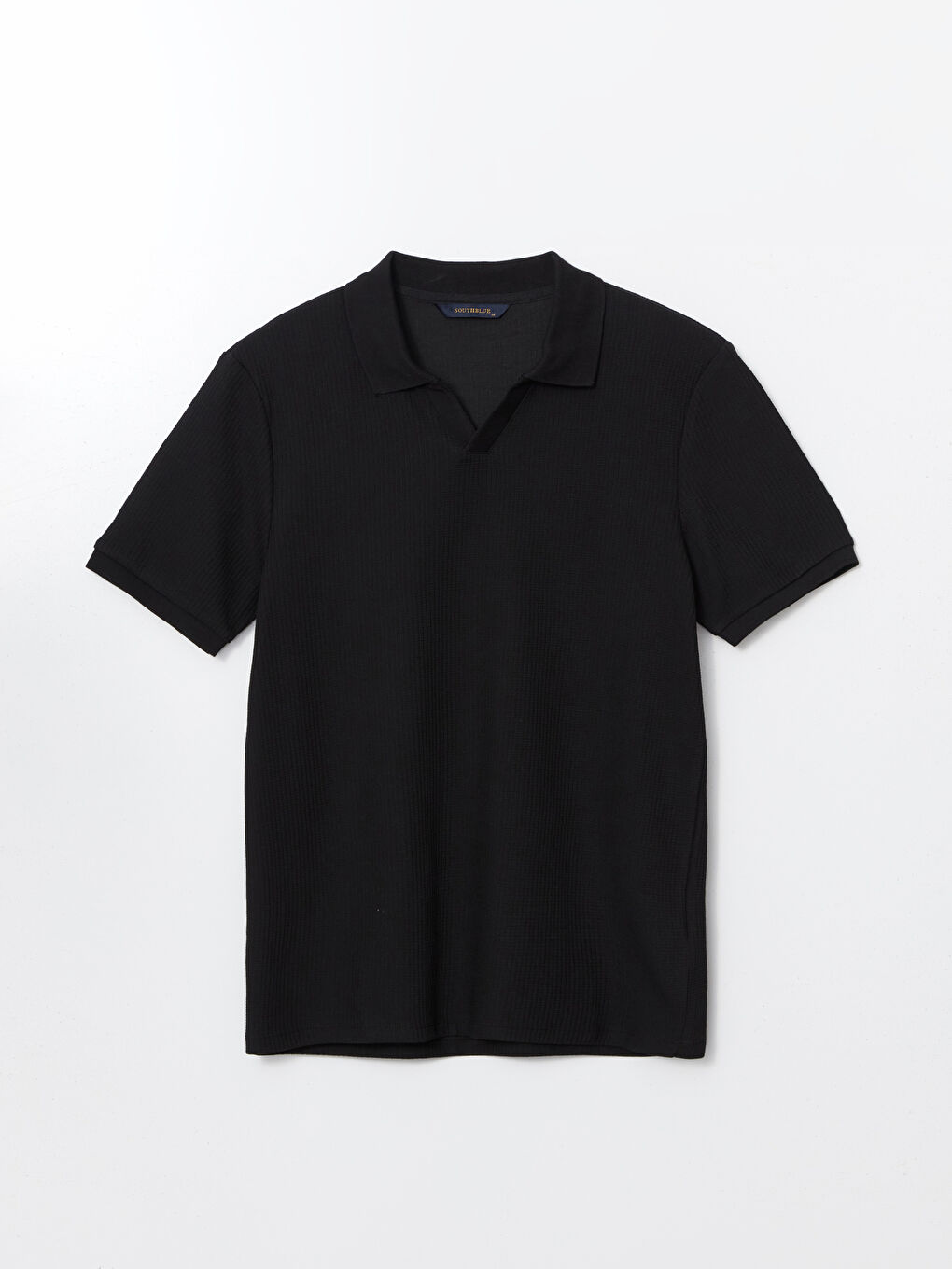 Polo Neck Short Sleeve Men's T-Shirt -S5M006Z8-CVL
