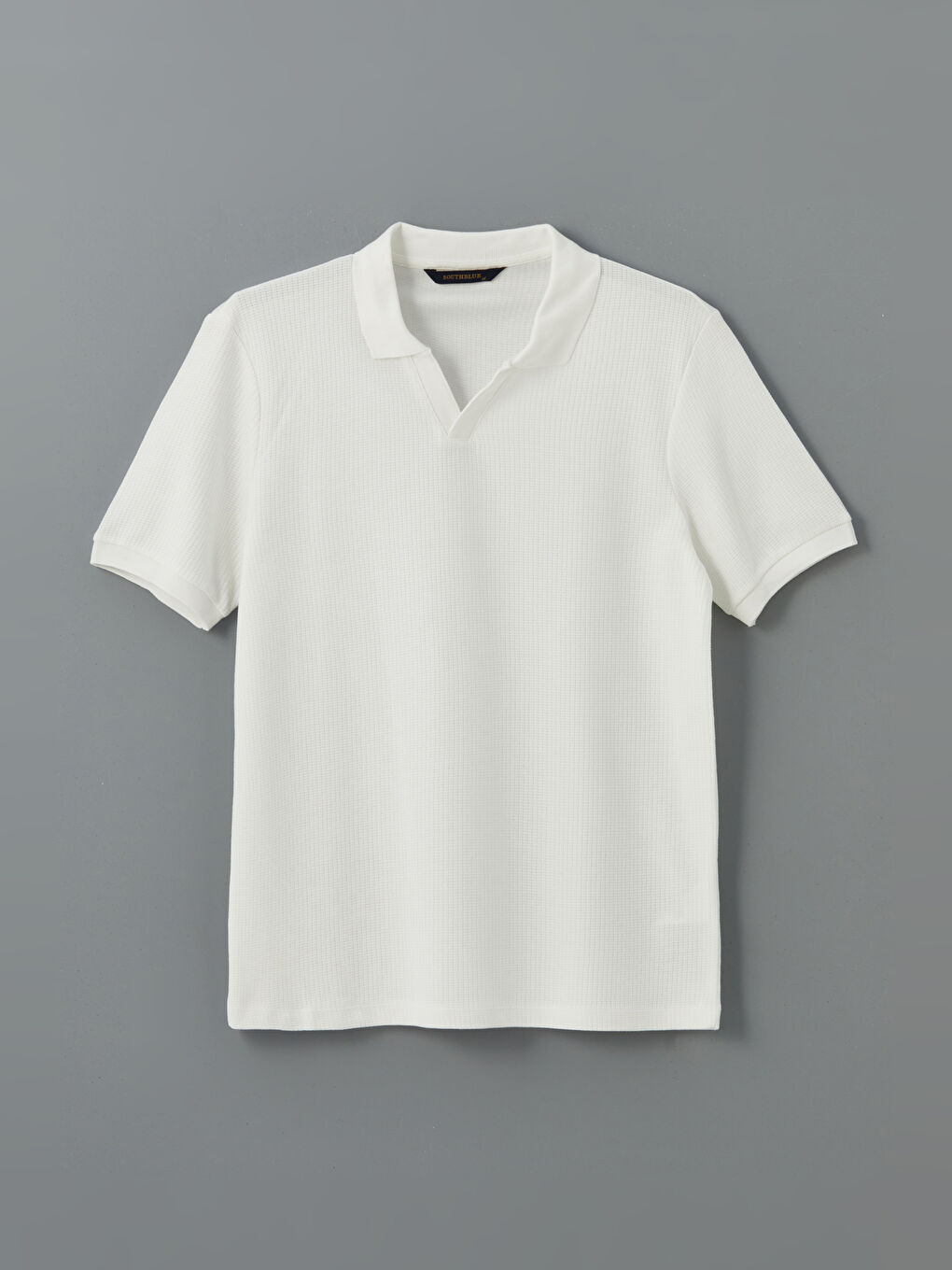 Polo Neck Short Sleeve Men's T-Shirt -S5M006Z8-R9J