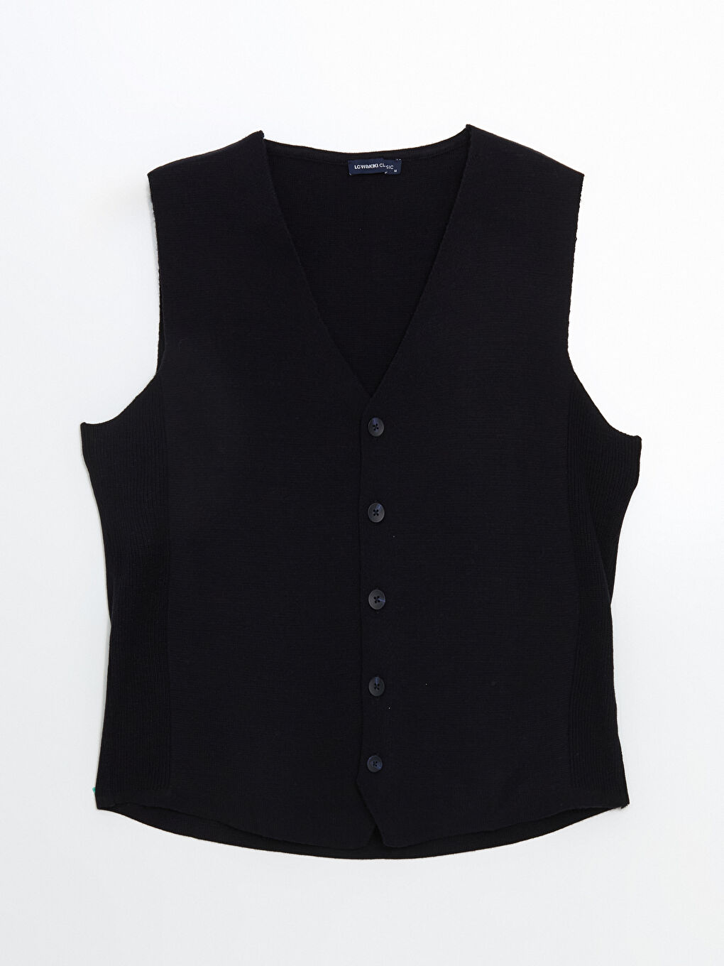 Regular Fit V Neck Men's Knitwear Waistcoat-4
