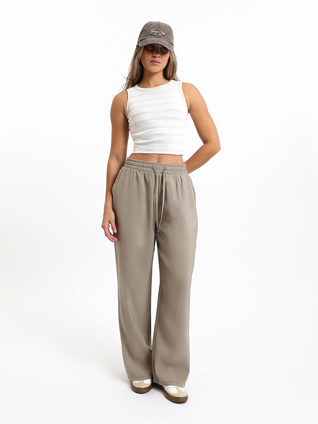 Crew Neck Women's Tank Top-1