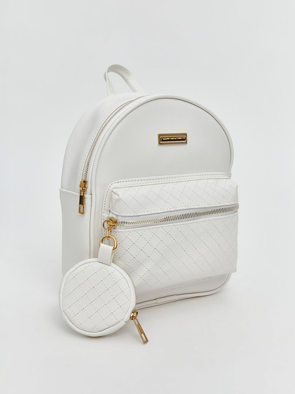 Faux Leather Girls' Backpack