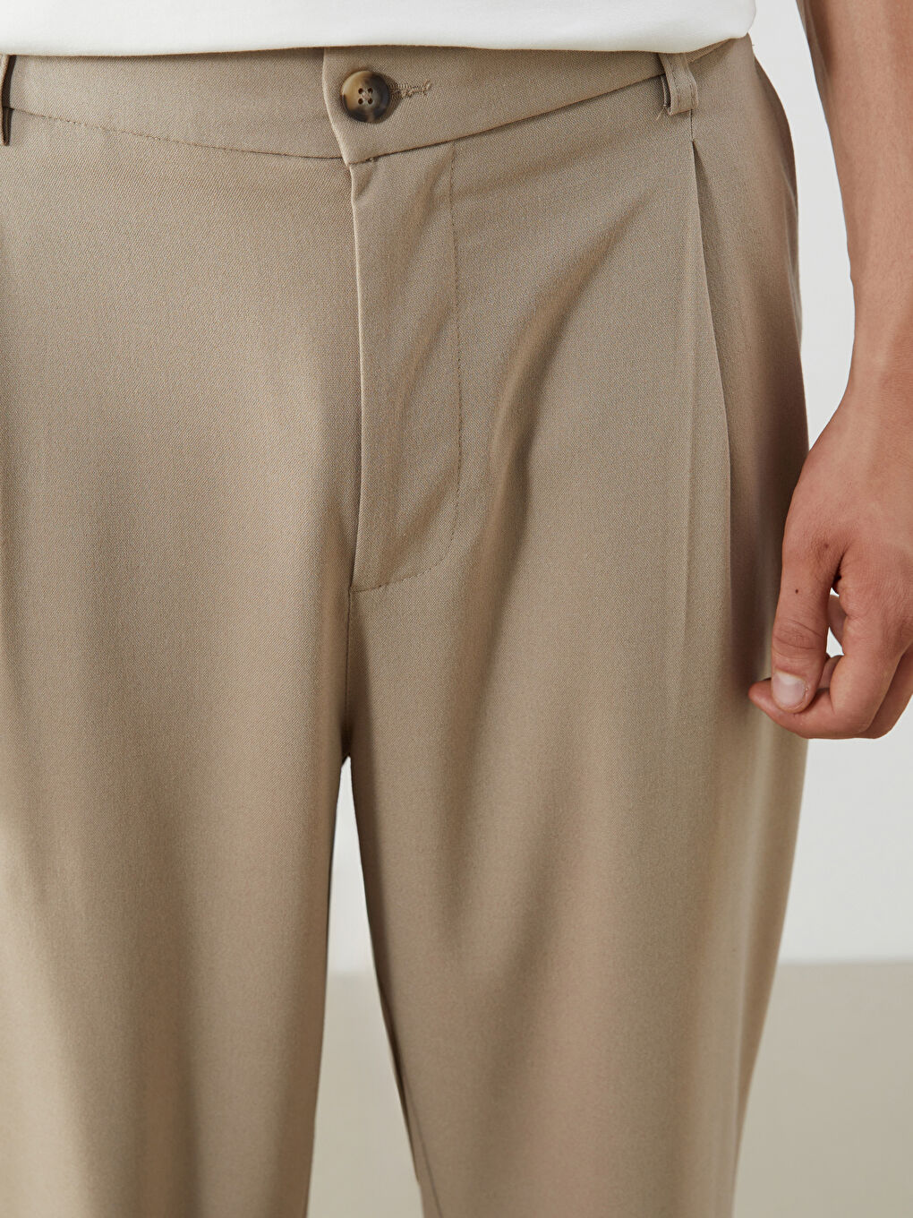 Haki Rahat Kalıp Erkek Pantolon-6