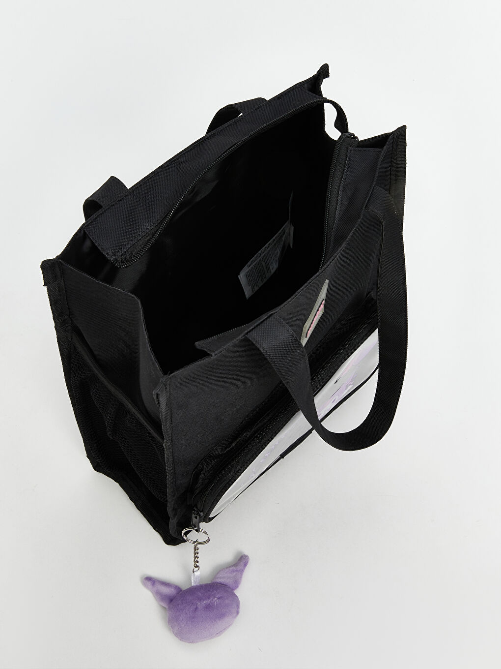 Siyah Kuromi Baskılı Kız Çocuk Kol Çantası-10