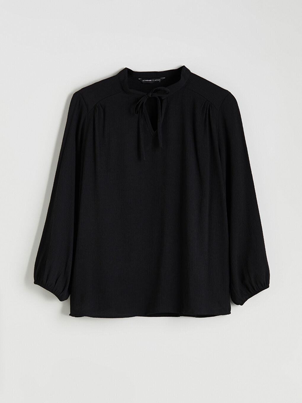 Karışık Bağlamalı Yaka Kadın Bluz-4