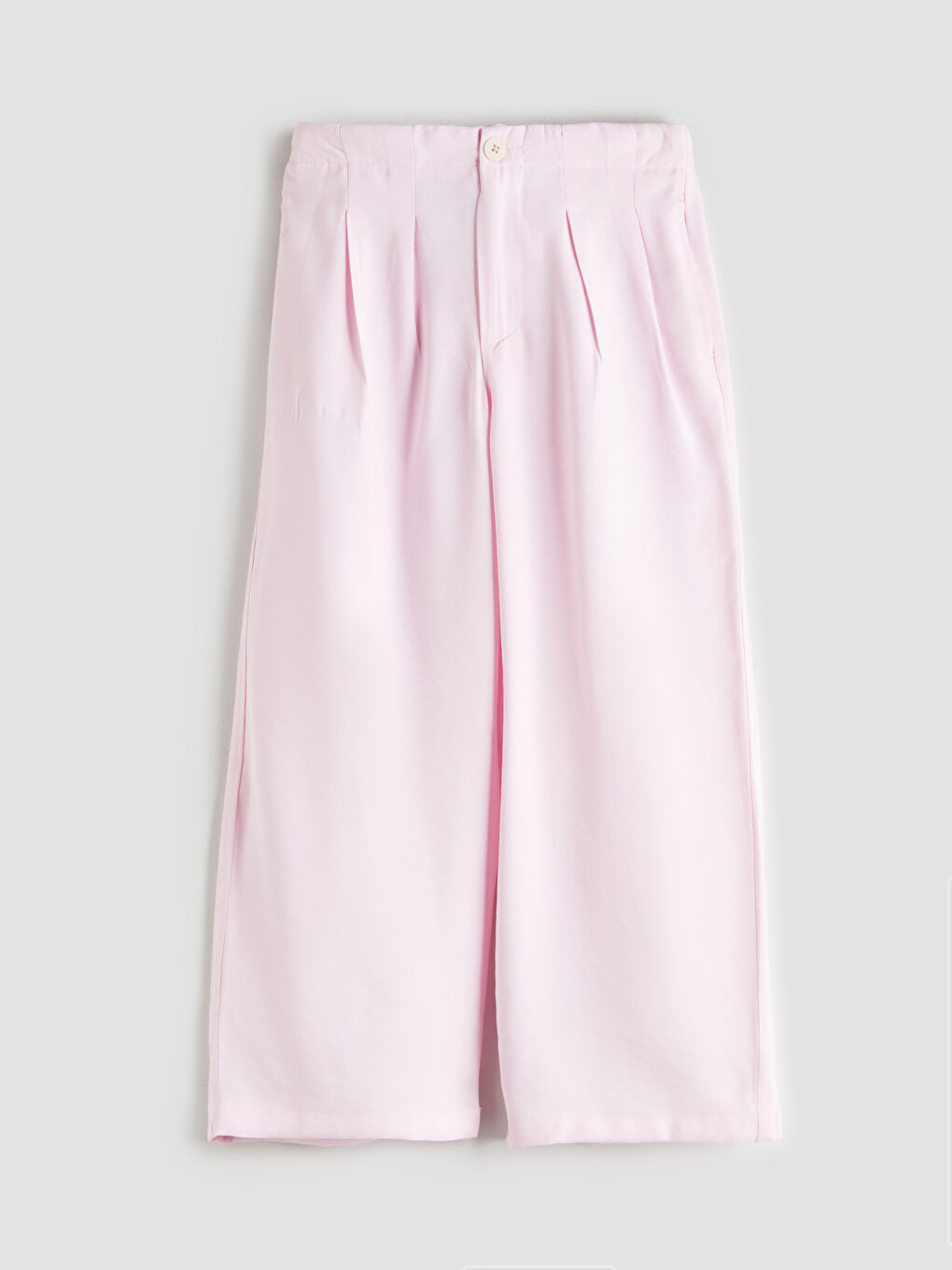 LCW Kids Elasticated Waist Pleated Girls' Trousers -S5M129Z4-QVT