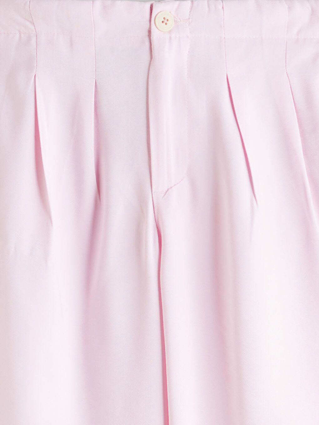 LCW Kids Elasticated Waist Pleated Girls' Trousers -S5M129Z4-QVT