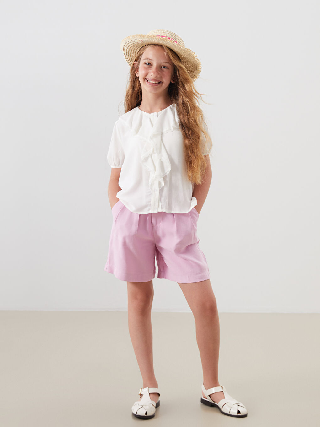 Girl LILAC Shorts -S5M130Z4-FJN
