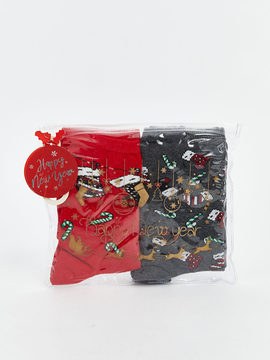 Christmas Themed Women's Ankle Socks 2 Pack -S5M140Z8-J4N