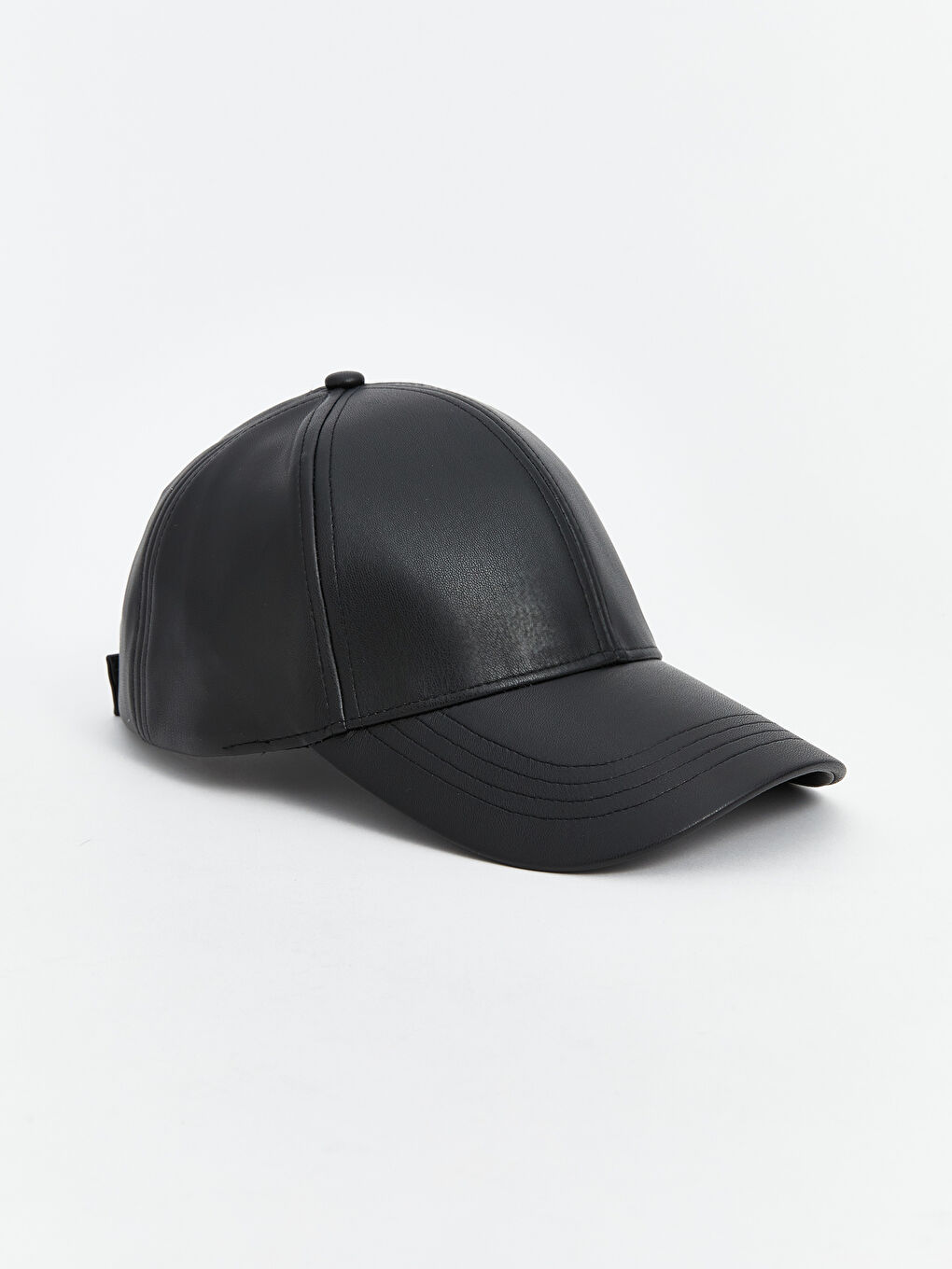 Leather Look Men's Cap Hat-3