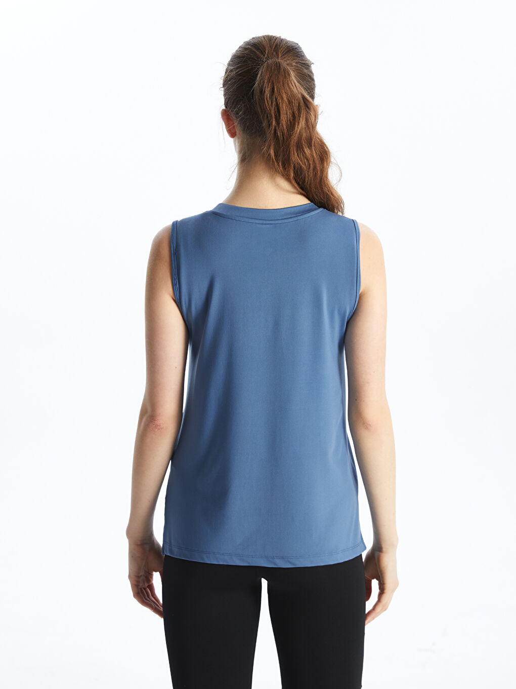 Mavi Bisiklet Yaka Kadın Spor Atlet-3