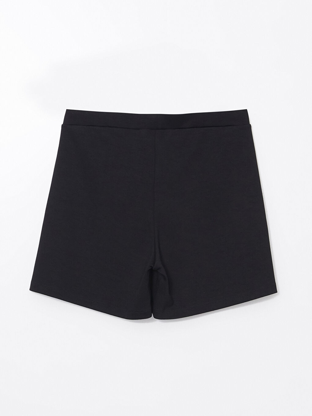 Siyah Beli Lastikli Kadın Spor Şort Etek-5