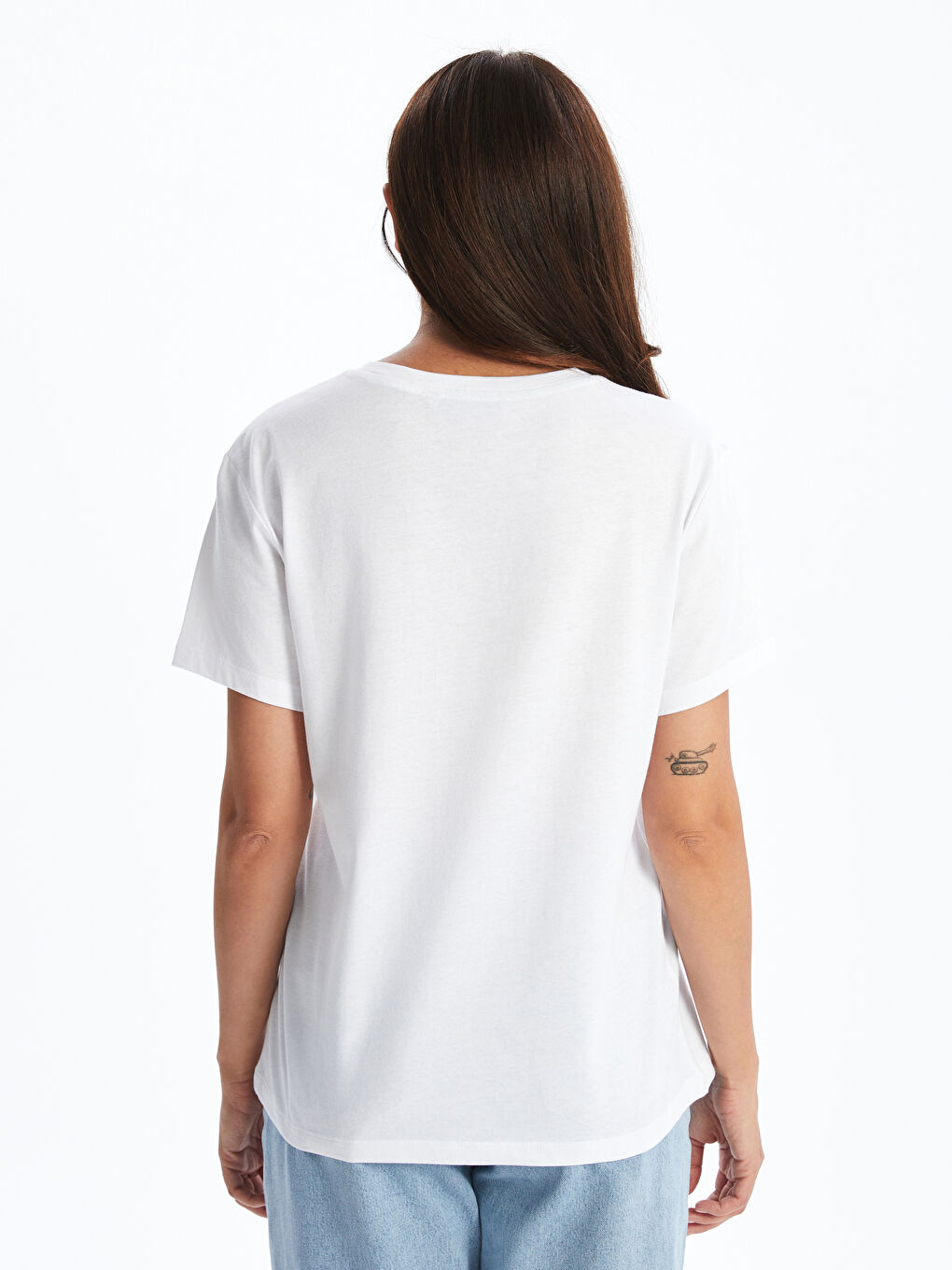 Crew Neck Floral Women's T-Shirt-3