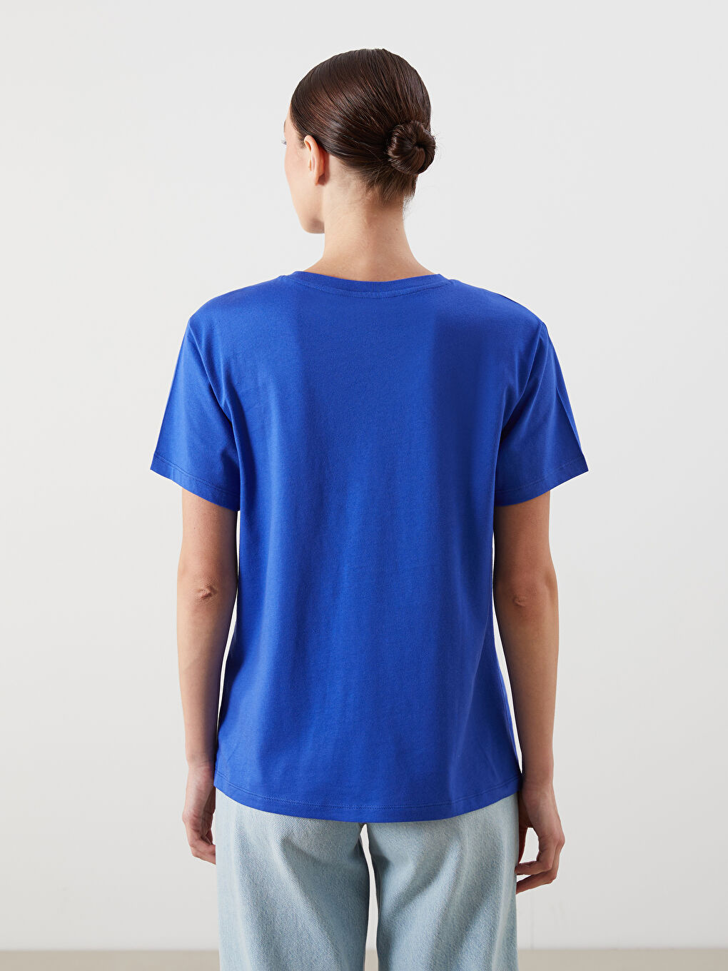 Crew Neck Floral Women's T-Shirt-3