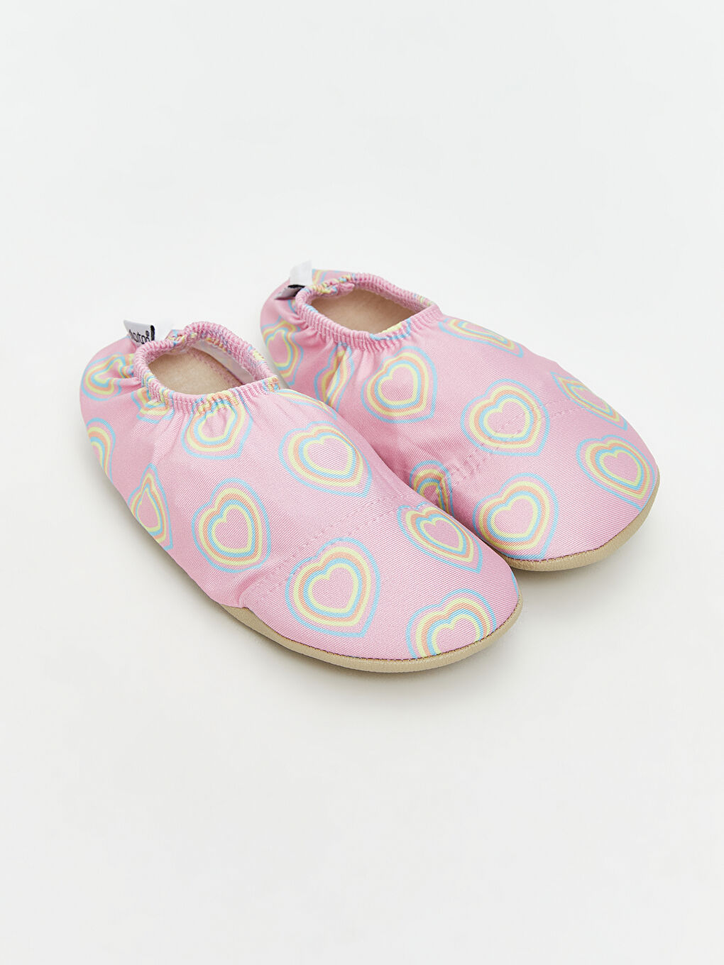 Pembe Baskılı Kız Çocuk Deniz Ayakkabısı