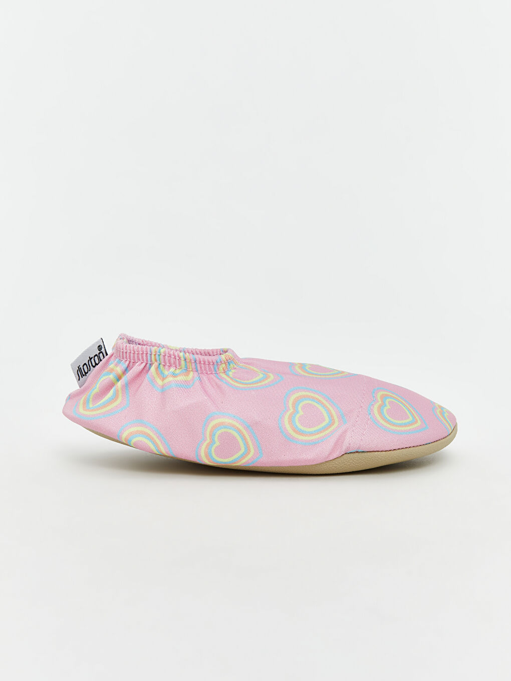 Pembe Baskılı Kız Çocuk Deniz Ayakkabısı-1