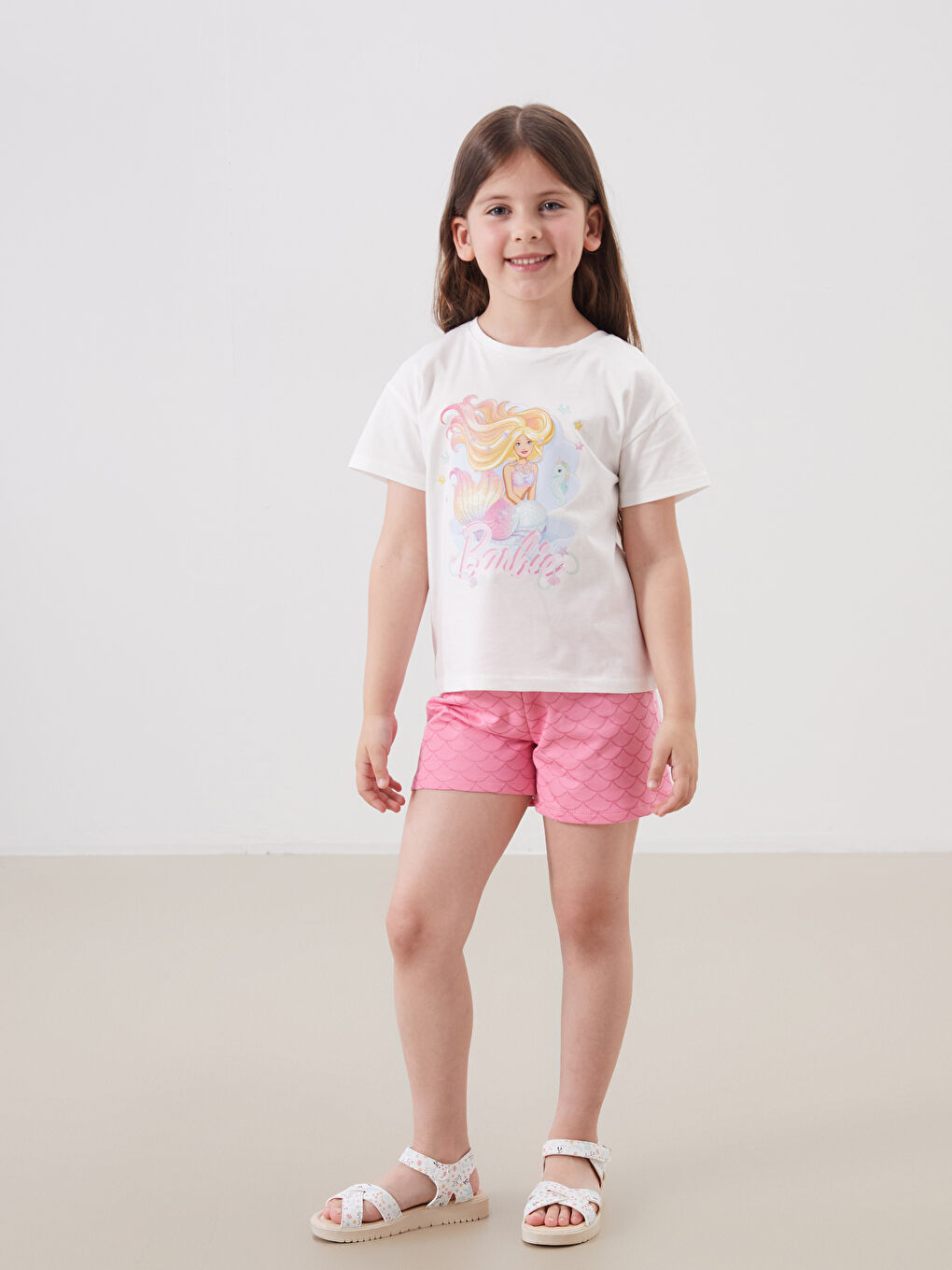 LCW Kids Girl ECRU Set -S5M218Z1-R9J
