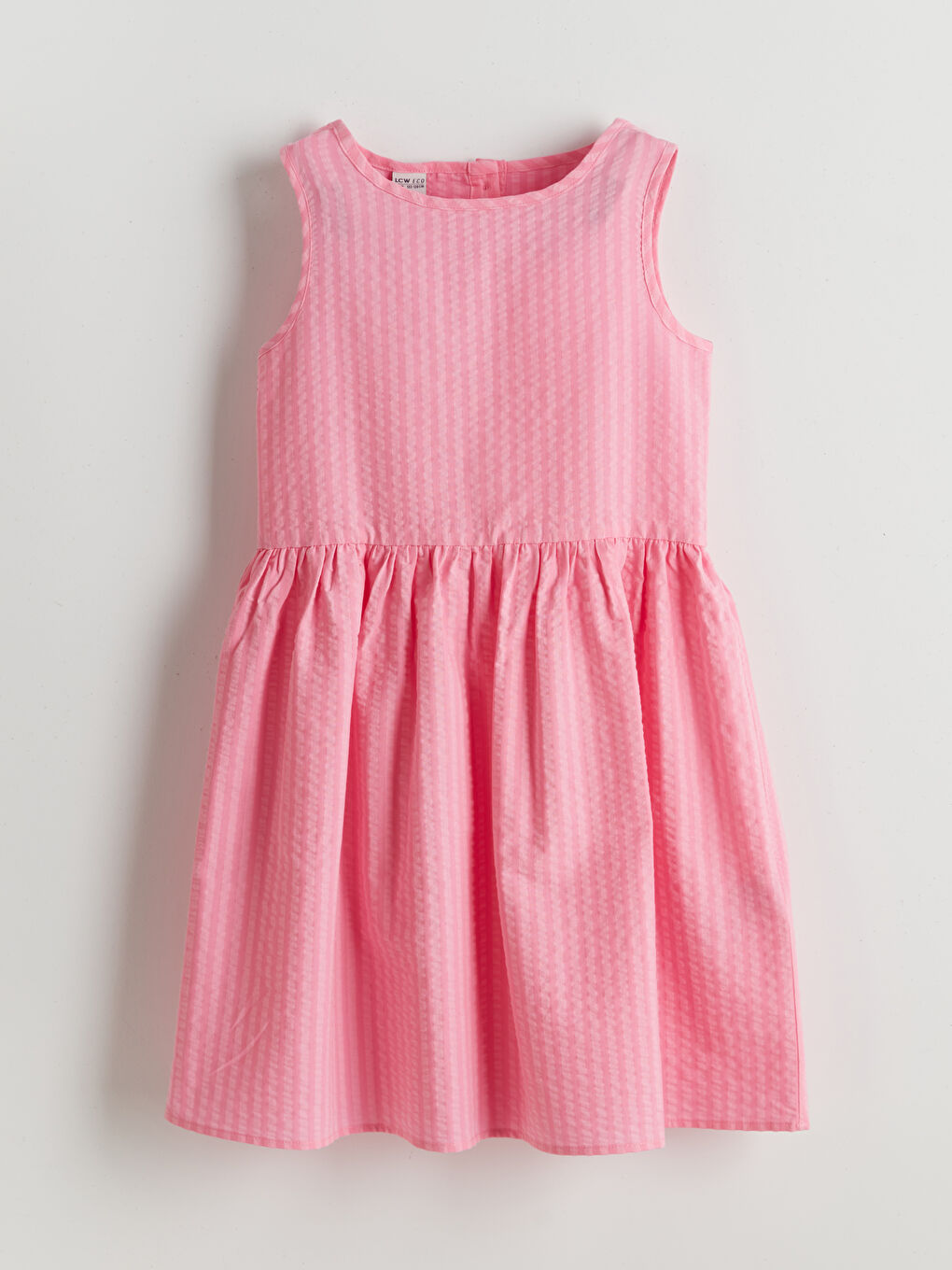 Crew Neck Girls Dress -S5M249Z4-GCE