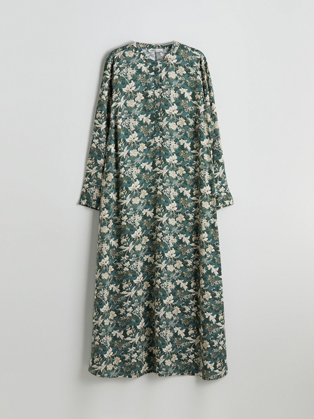 Crew Neck Floral A-Line Dress -S5M272Z8-LRL