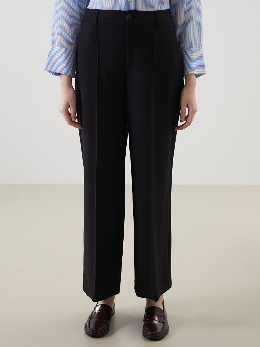 LCW Modest Loose Fit Women's Palazzo Trousers -S5M280Z8-CVL