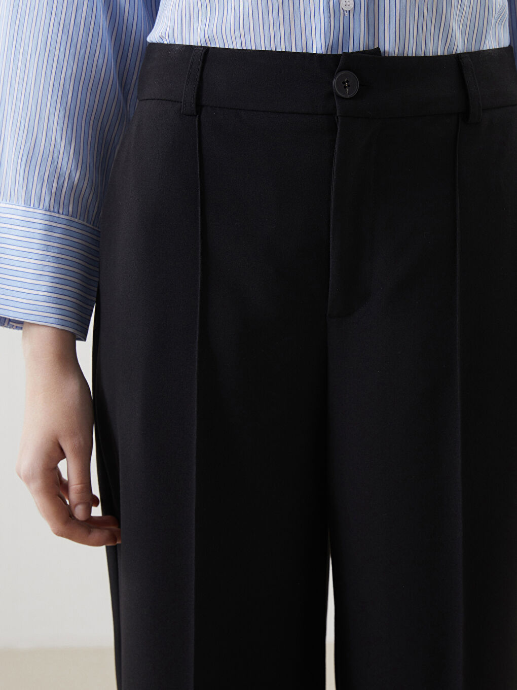 LCW Modest Loose Fit Women's Palazzo Trousers -S5M280Z8-CVL