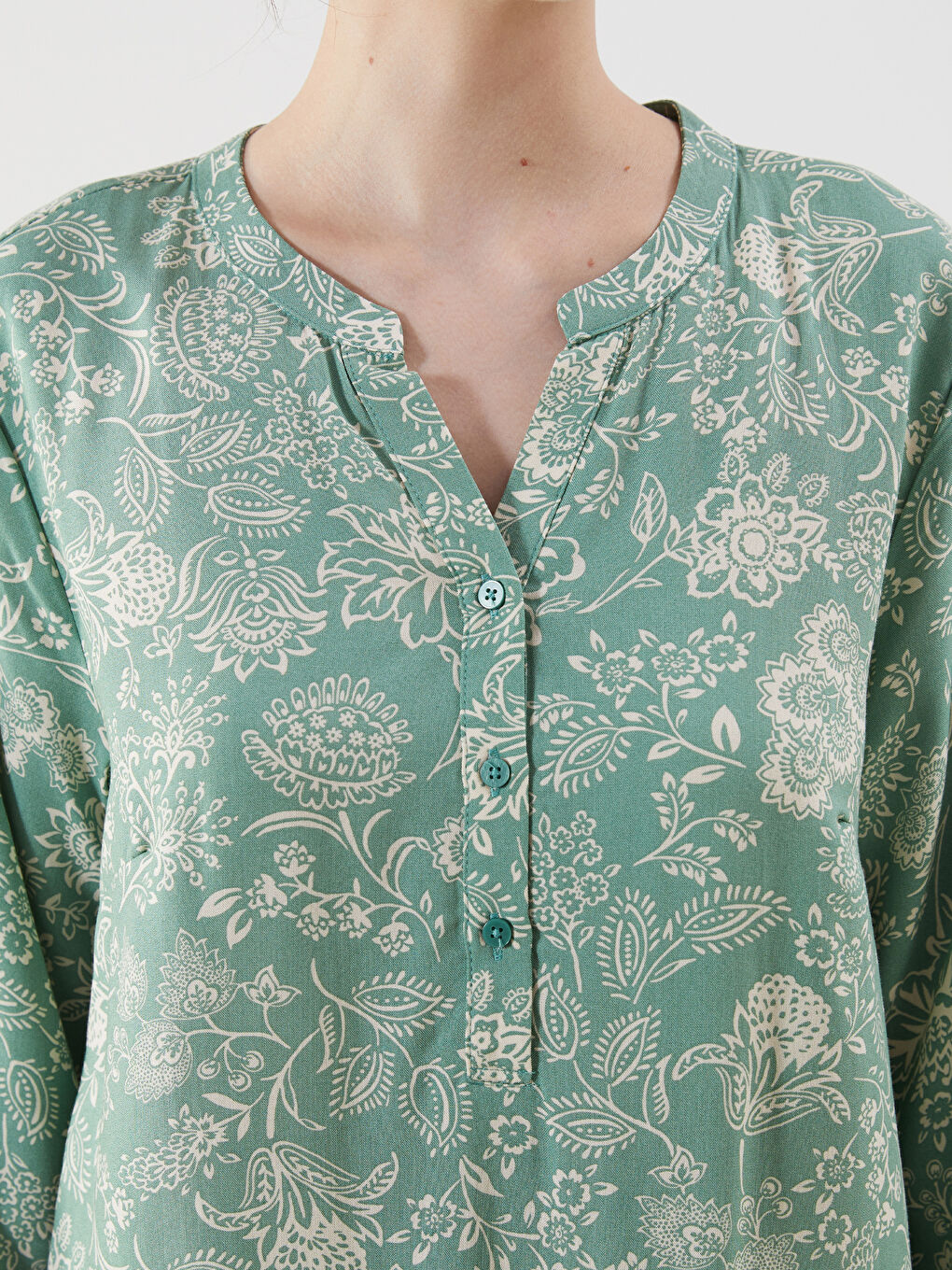 Wacky Collar Floral Women's Blouse -S5M287Z8-LRL