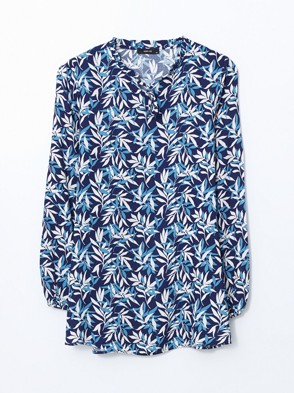 Tie Neck Floral Women's Blouse -S5M292Z8-LSJ